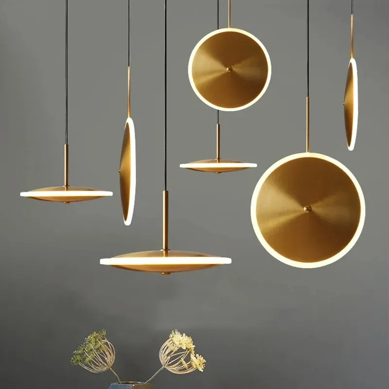 Modern Chandeliers for Living Room Bedroom Ceiling Lamp Flying Saucer Decor Kitchen Island Pendant Light Indoor Lighting Fixture