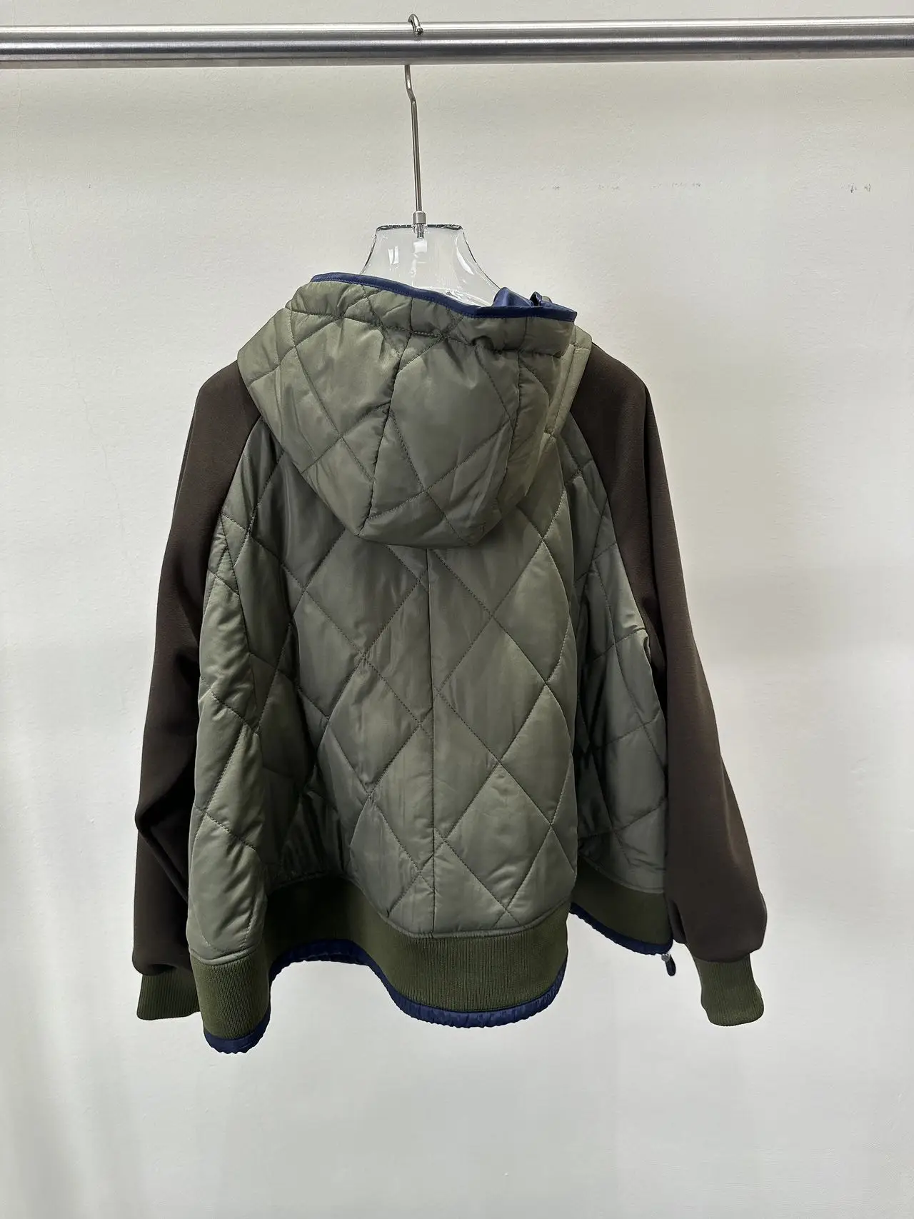 2025 Autumn Winter New Women's Korean Japanese Style Hooded Jacket - Loose Fit, Minimalist Color Block Trendy Outerwear