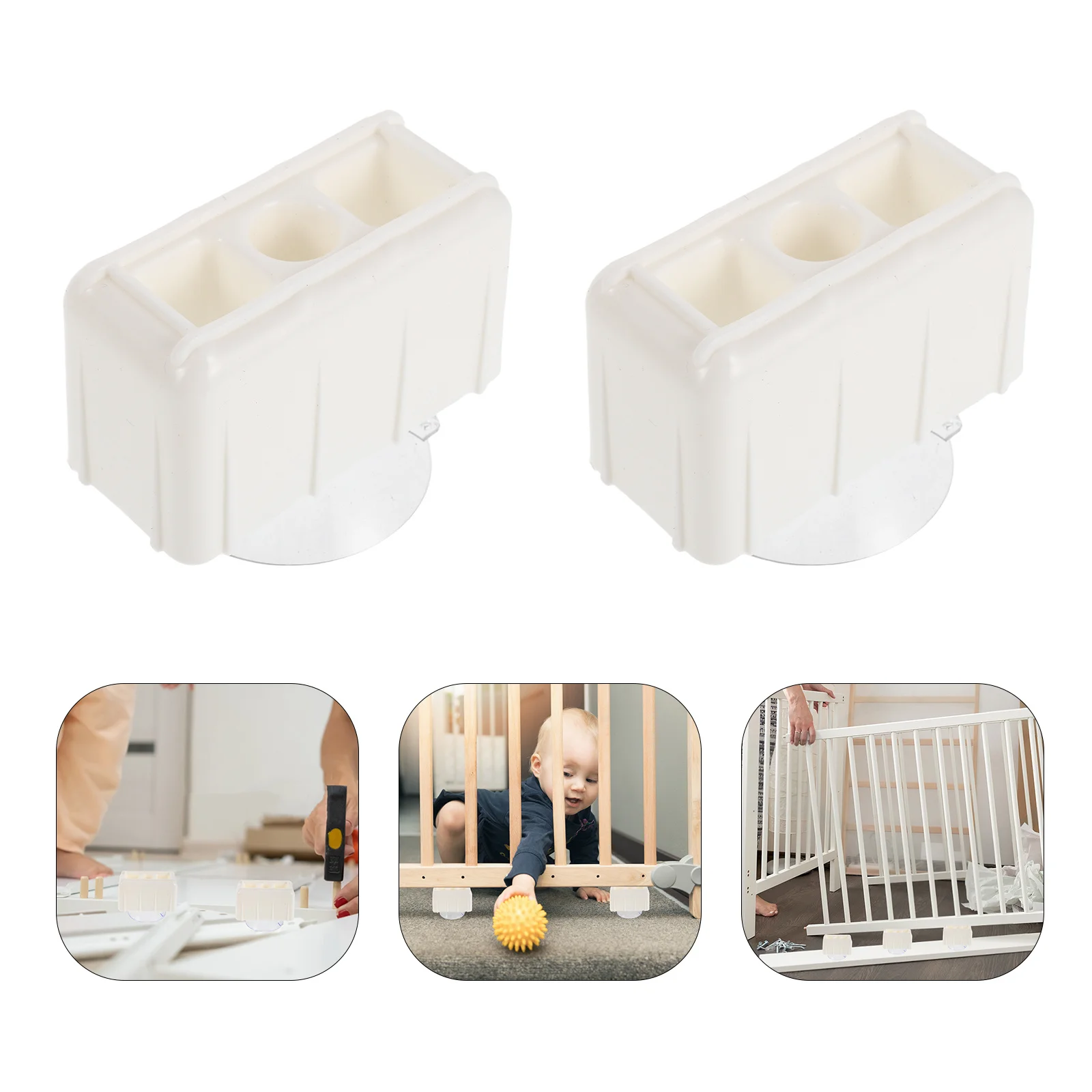 5 Stück Laufstall-Eckstabilisatoren, Baby-Tor-Verstärkungsklammern, modernes, minimalistisches Design, sichere Spielbereich-Organizer für Kleinkinder