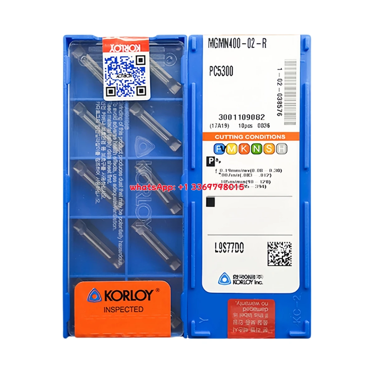 KORLY 100% الأصلي MGMN MGMN150 200 250 300 400 500 -02 04 6D CT-G T L R PT CRT PC5300 الأخدود إدراج 10 قطعة