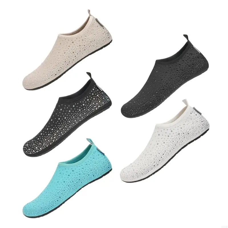 Poolside Wading Footwear for Women with Textured Upper Detail 69HD