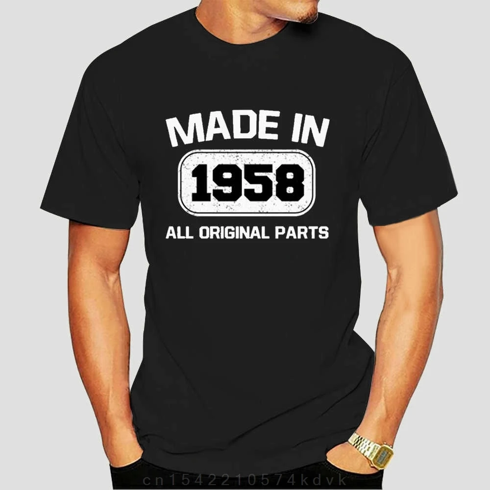 Hot Sale Made In All Original Parts Th Birthday Gifts T-shirt Retirement Gift Latest Sunlight Men/Women 100% Cotton Tee Shirts