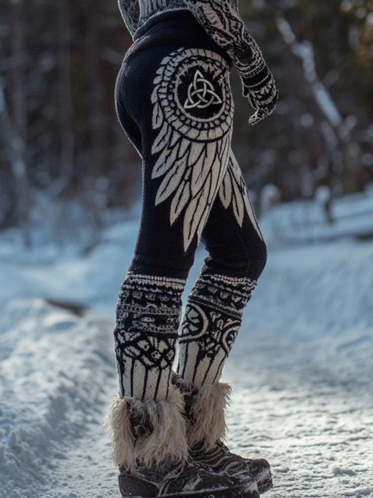 Angel's Wings Print Leggings Women Workout Fitness Sexy Legging Slim Pants High Waist Tights Comfortable Casual Sports Leggins