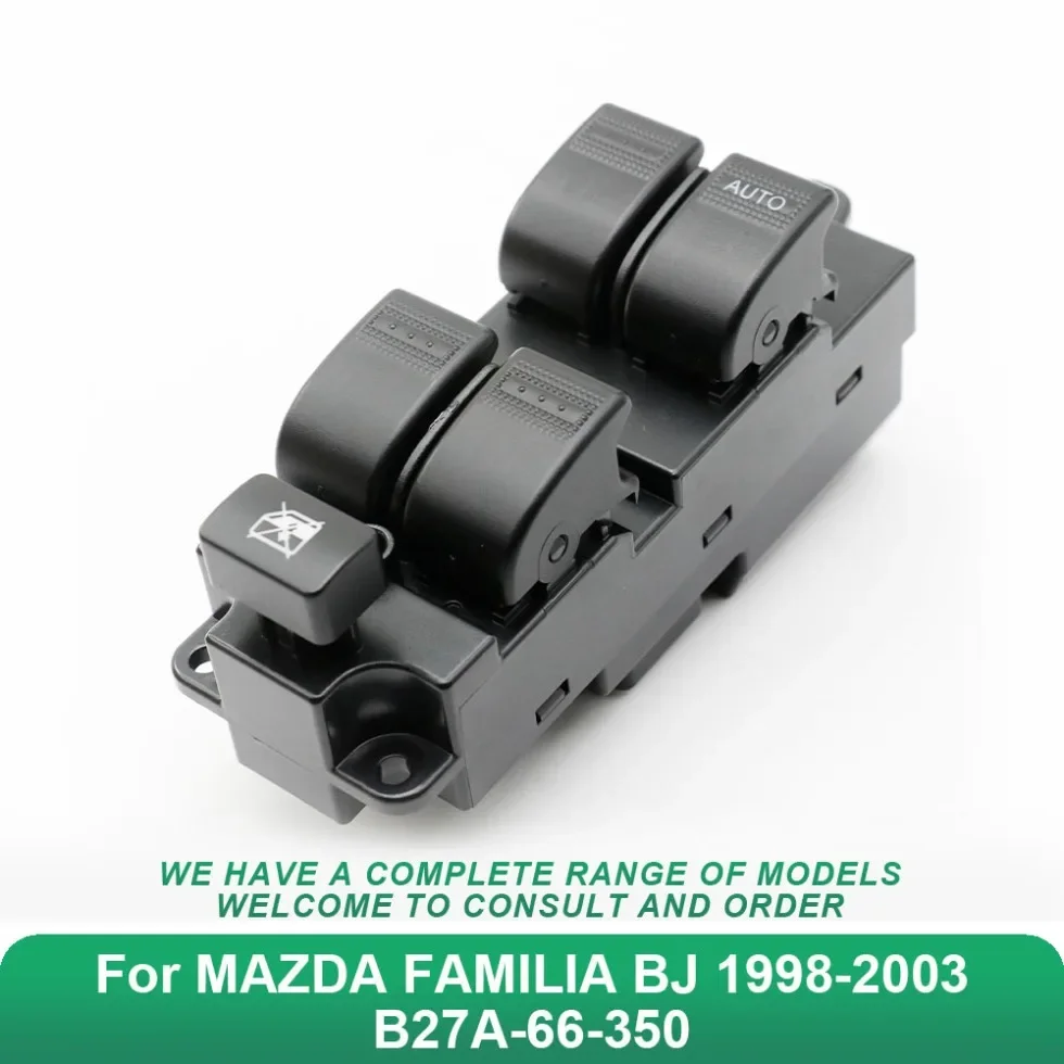 NEVOSA B27A-66-350 لمازدا فاميليا BJ 1998 1999 2000 2001-2003 منظم نافذة الطاقة مفتاح التحكم 11 + 4 دبابيس B27A66350 RHD