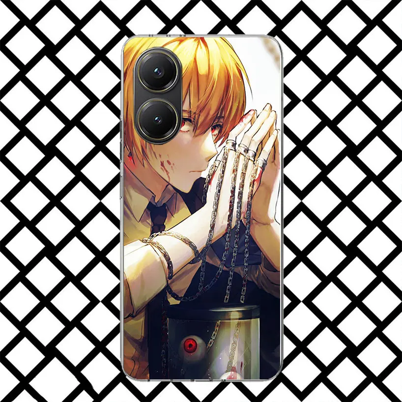 Huner X-Hunters Kurapika Phone Case for Xiaomi Poco F7 Ultra X7 X6 X5 Pro X4 Gt M8 M7 Redmi 15 15C 13 13C 12 12C Soft Cover Fund