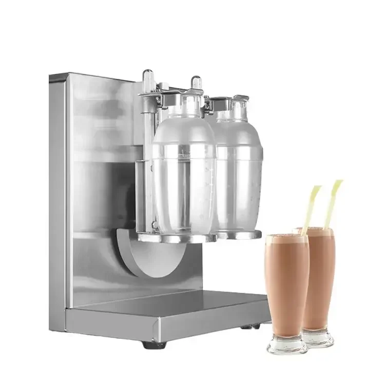 electric double heads bubble tea ice cream mixer shake maker cup shaker milk tea equipment shaking machine for drinking shop