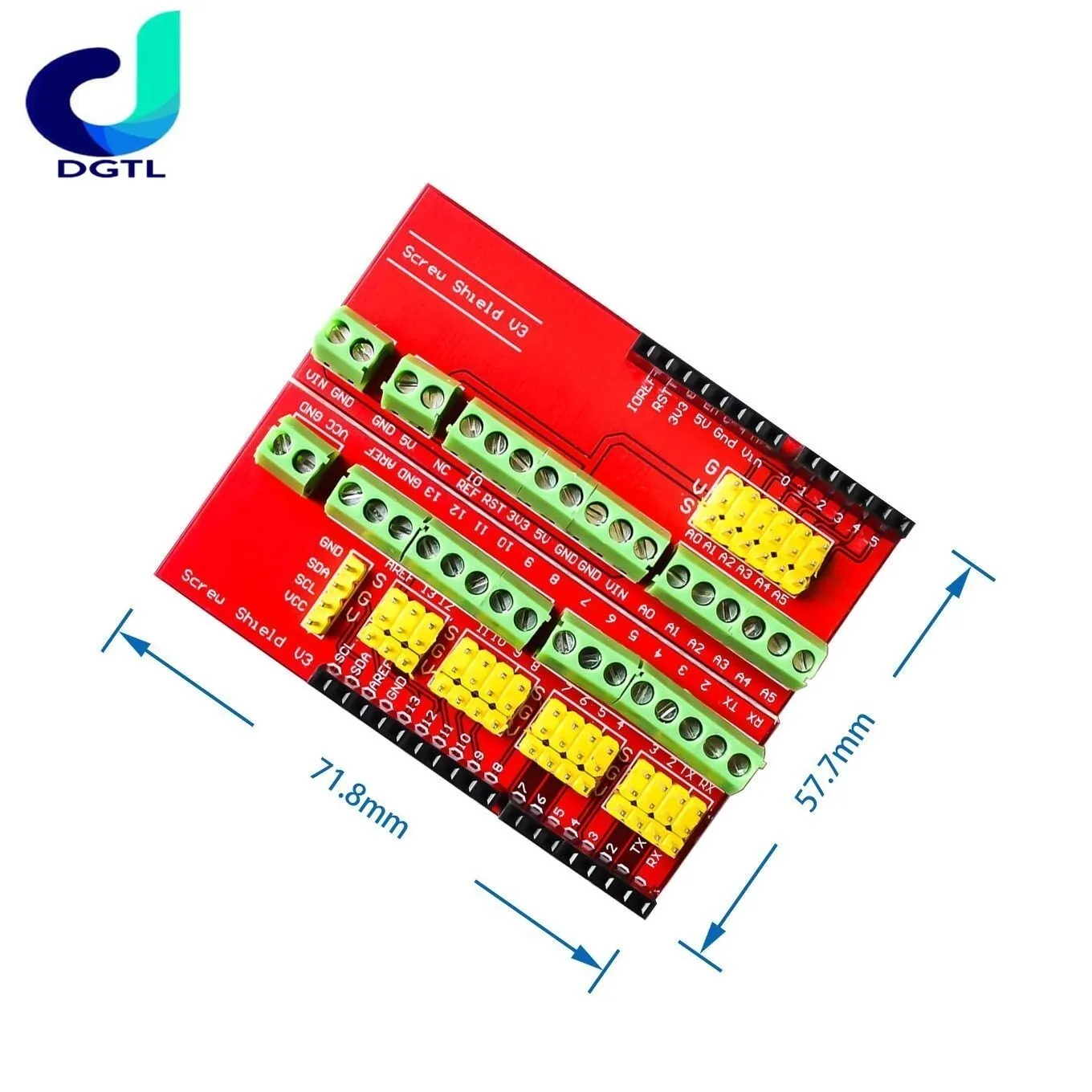 

Screw Shield V1 terminal expansion board is compatible For UNO R3 Interactive Media Moudle for arduino