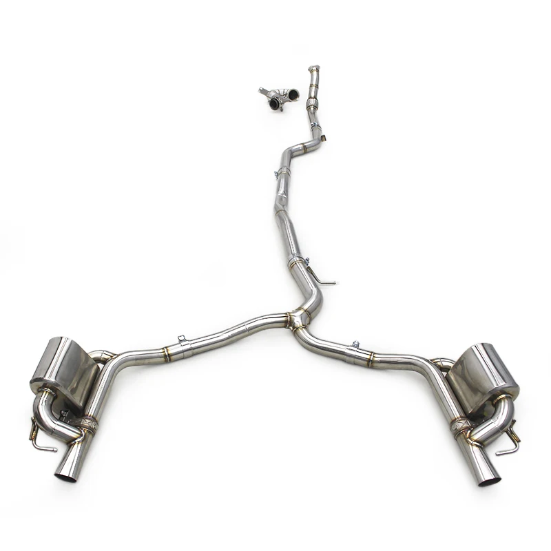 OEM Stainless Steel Full Exhaust Pipes For Mercedes-Benz GT43 AMG 3.0T 2019-2023 Straight Downpipe Catback Modified Sounds