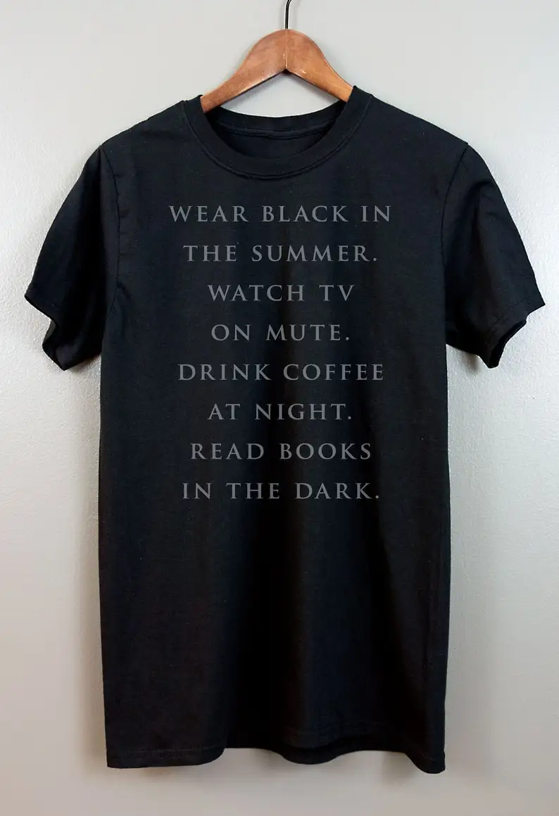 

Black on black Short-Sleeve T Shirt | Gothic Nu goth All Black Everything Emo clothing Soft grunge Murdered out | Contrarian