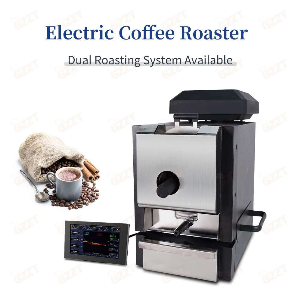 

GZZT CBR 2nd Generation Automatic Coffee Bean Roaster for Artisan System Commercial Roaster Electric Roasting Machine 110V 220V