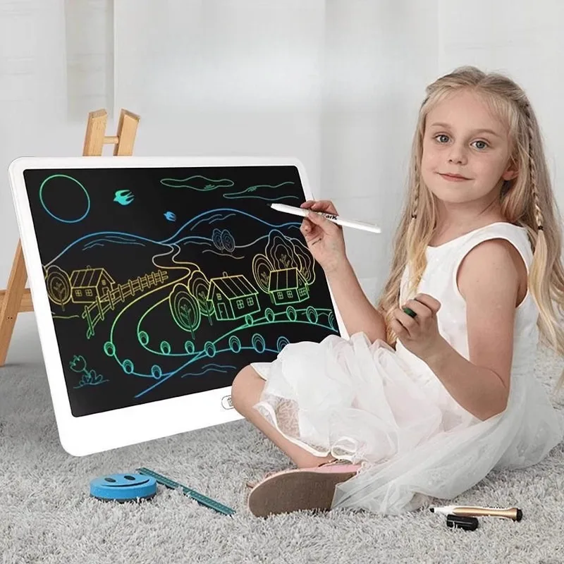 

Children's writing board blackboard eraser erasable LCD handwriting board graffiti color blackboard