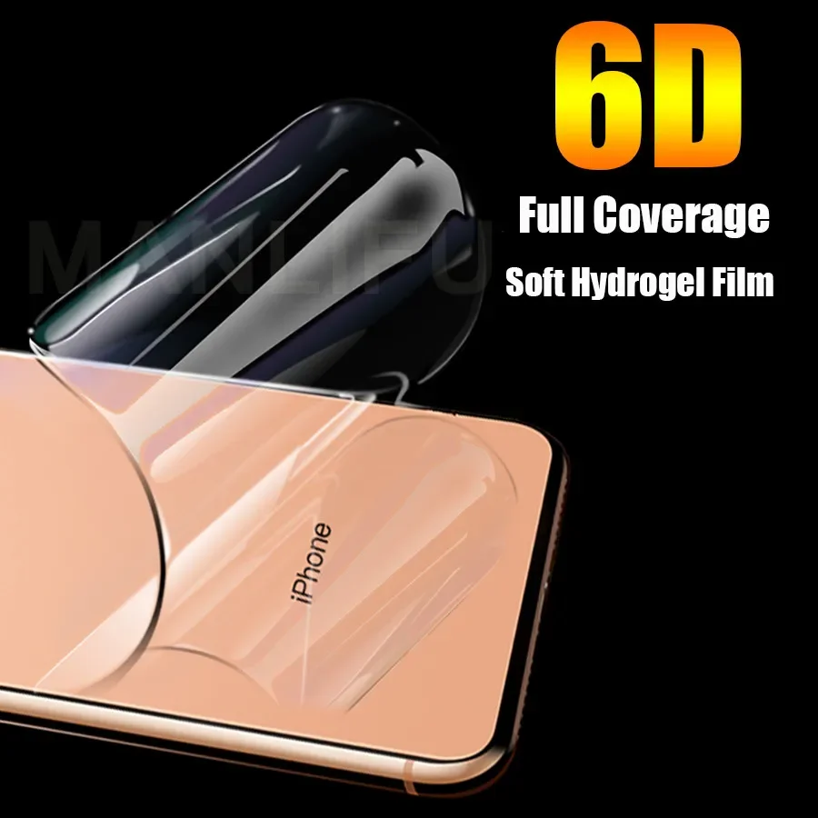 Soft Matte TPU Hydrogel Film For apple iPhone 11 12 13 14 15 16 Pro XS Max X iphone 12 mini 7 8 Plus Protective Screen Protector