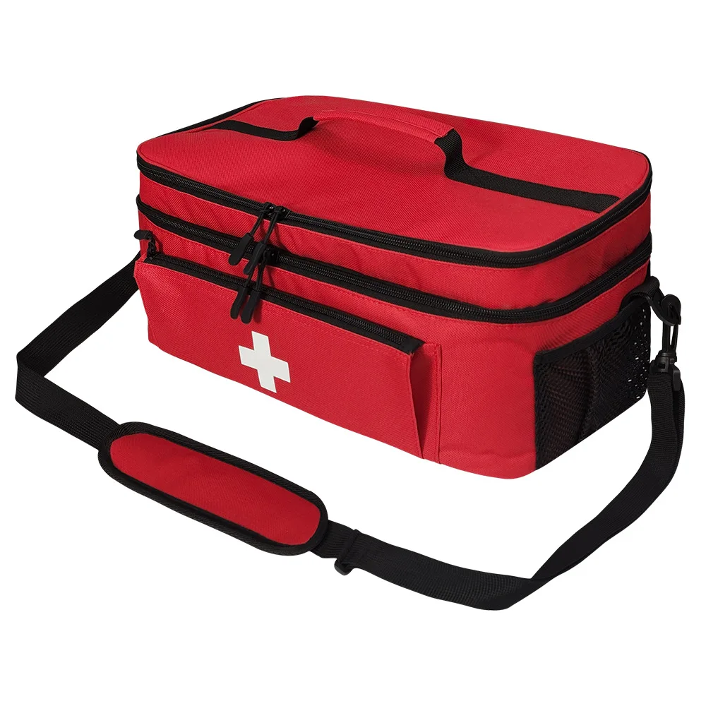 Portable Travel First Aid Kits For Home Outdoor Sports Emergency Kit Emergency Medical EVA Bag Emergency Blanket