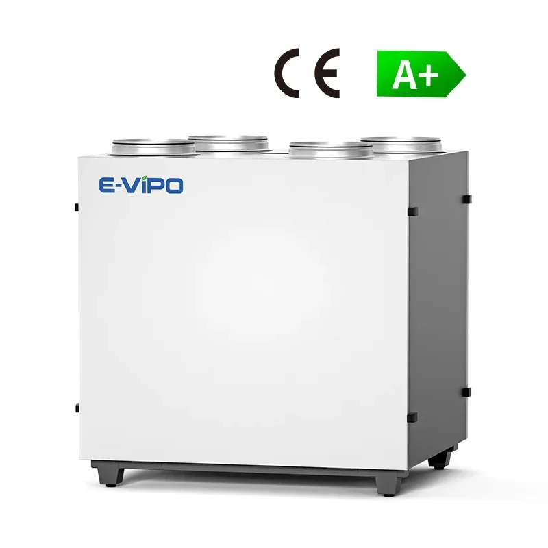 E-VIPO ErP2018 Fresh Air Handling Heat Exchanger Recuperator Home ERV HRV Ventilation HVAC Systems Parts Ventilation