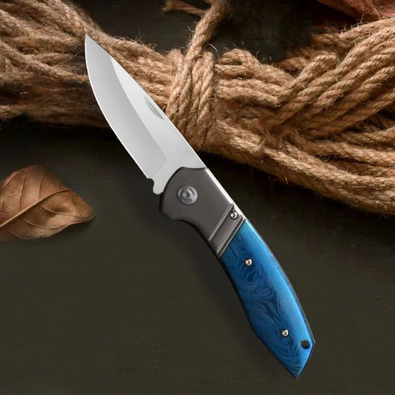 Hardness camping survival folding knife portable mini knife stainless steel sharp knife