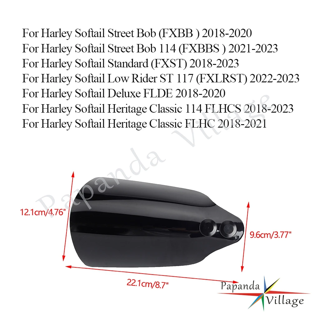 Motorcycle Handguard Protector Handshield Windproof Cover For Harley Softail Street Bob Standard Low Rider Heritage Classic FLDE