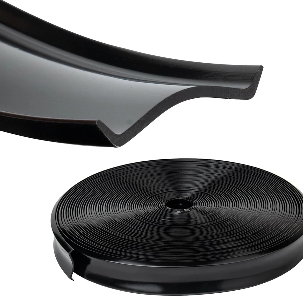 

ЧЕРНАЯ вставка для автофургона, литье, встроенная декоративная полоса, автомобильные аксессуары, 7/8 дюймов, сверхмощная виниловая отделка дорожного прицепа