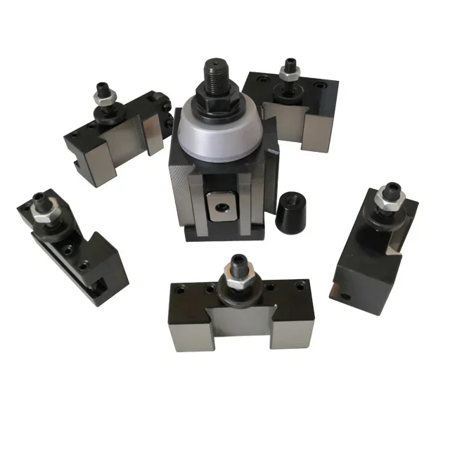 Turning and Facing 40-position quick change lathe tool post and tool holders (Europe style)