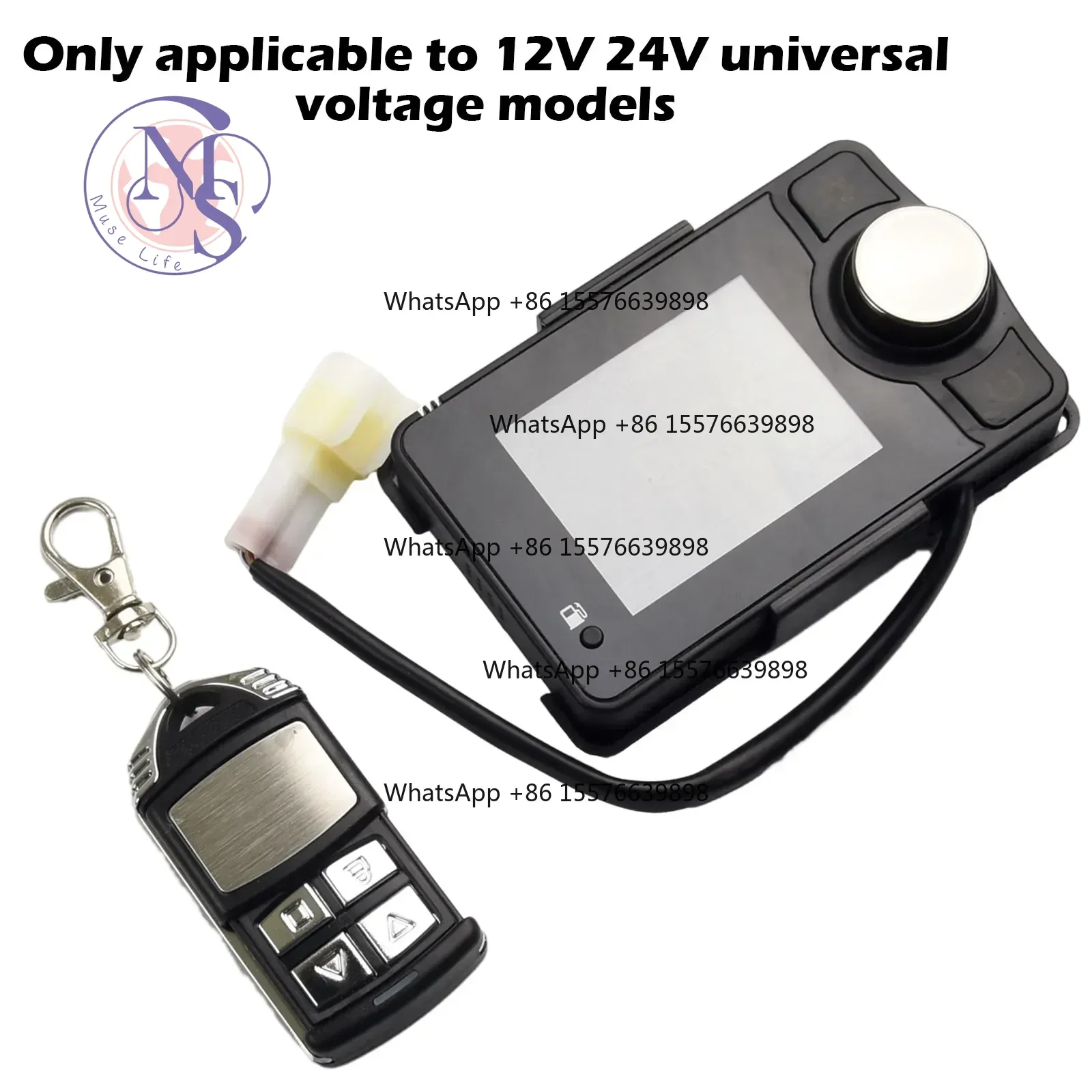 ZOCI-FOR-12V 24V Diesel Heater LCD Controller Remote Switch Replacement Parts