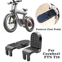 New Rear Passenger Dedicated Footrest Foot Pedal Pedals For Coswheel FTN T20 Fin T 20 T-20