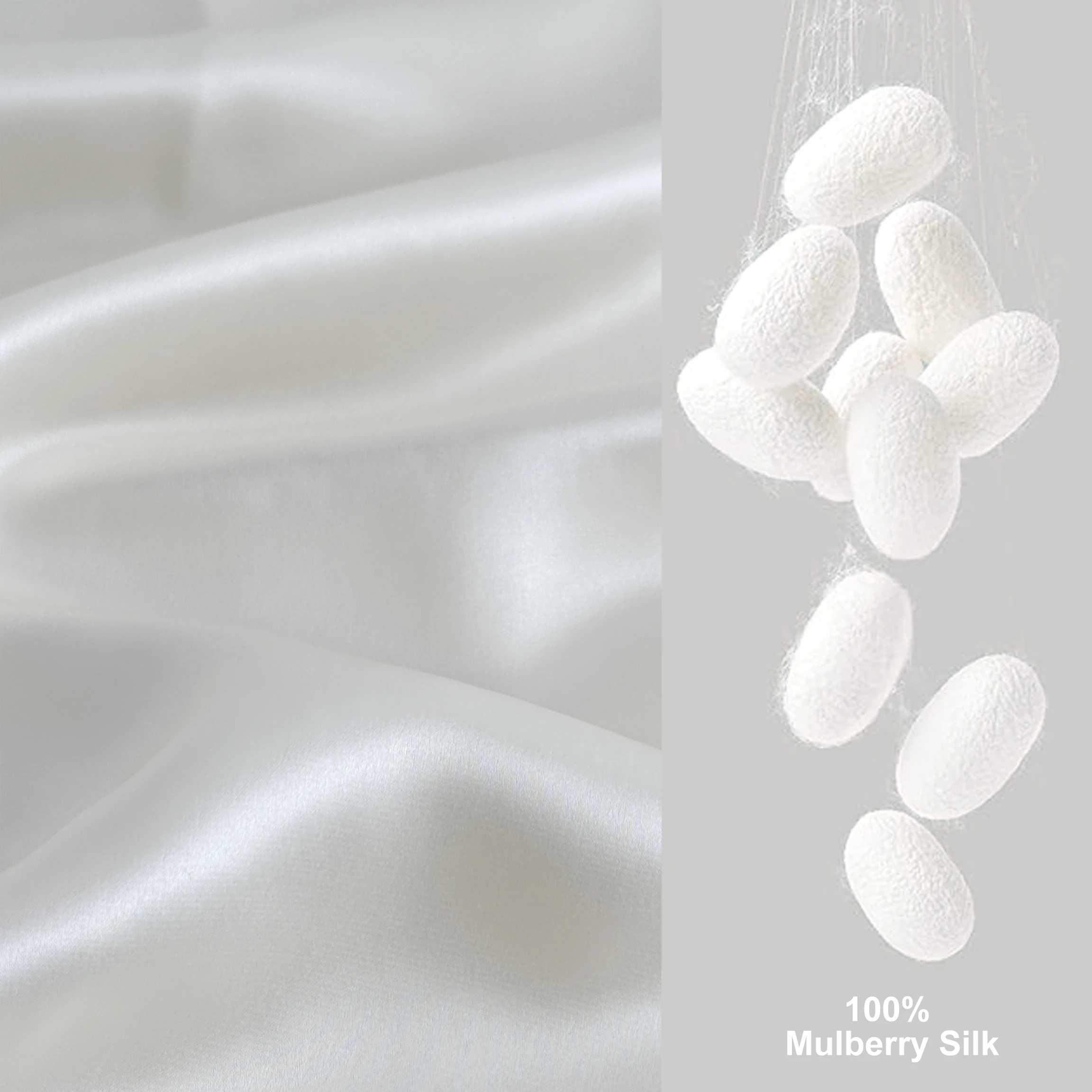 عرض خاص مجموعة هدايا على الطراز الحديث مخصصة 19 مم 100% كيس وسادة من حرير التوت قناع عين للنوم الحريري #2