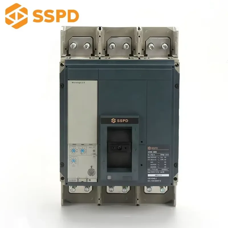 50 Adjustable 3P NS Electrical Moulded Case Circuit Breaker 800A 1250A 1600A AC MCCB Distribute