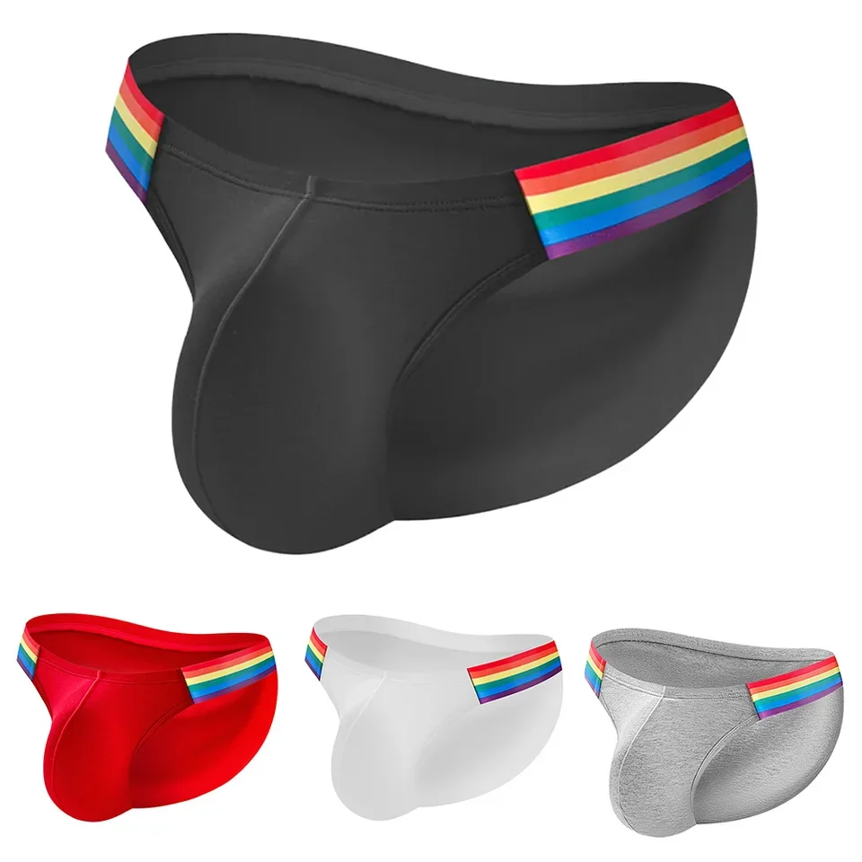 

Breathable Pouch Cotton Underwear Brand New Condition Bulge Pouch Style Classic Theme Comfortable Fit High Fork Design