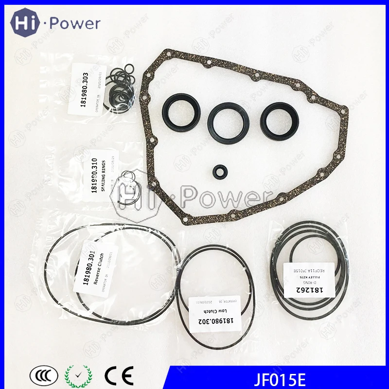 JF015E RE0F11A Auto Transmission Clutch Overhaul Kit For NISSAN SUNNY CVT JF015E Gearbox Repair Kit Oil Seal Ring