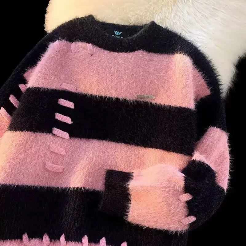 

Slim Fit round Ne Knitwear Men's Faionable Base irt Autumn Winter New Arrival Ele Sle Casual Polyester Fiber