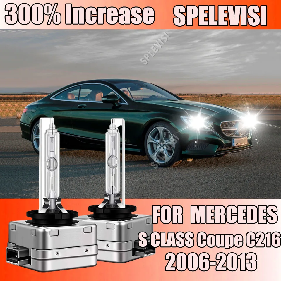 

HID Headlight Bulb Xenon D1S 6000K For MERCEDES-BENZ S CLASS Coupe C216 2006 2007 2008 2009 2010 2011 2012 2013