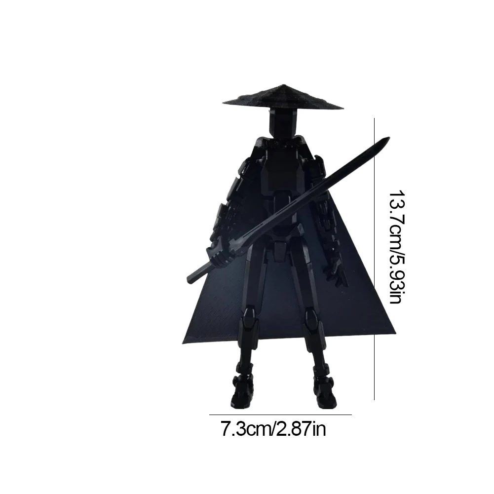 13 ロボットアクションフィギュア組み立て完了多関節アクションフィギュア 3D プリントアクションフィギュアデスク装飾ゲーム愛好家のため