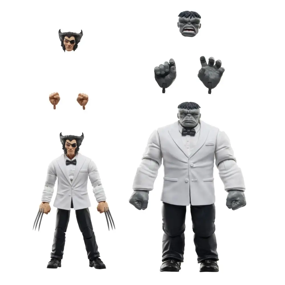 Marvel Legends Series Wolverine 50th Anniversary Comics Patch and Joe Fixit Collectible 6-Inch Action Figure 2-Pack Toy Gift