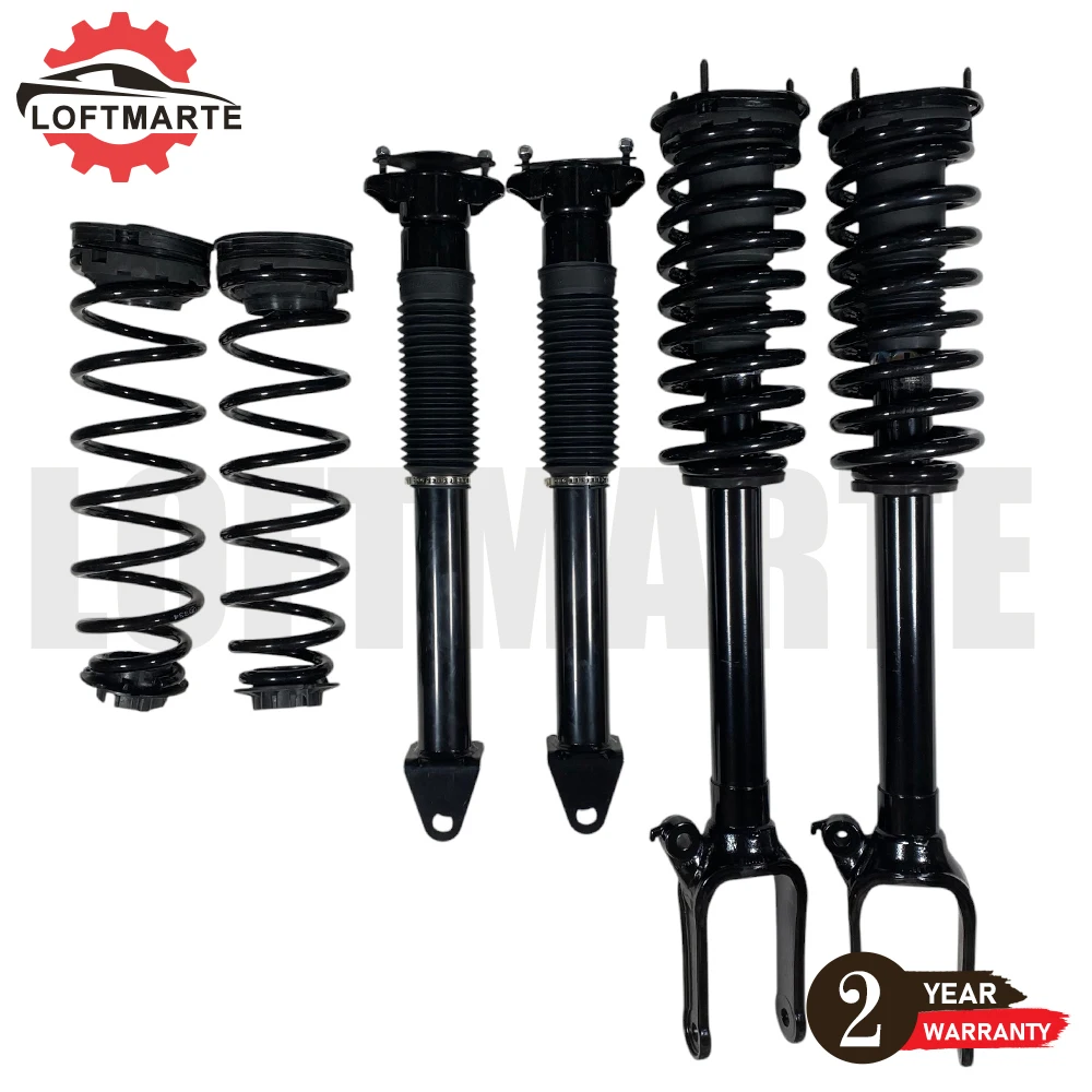

Hot sell 4 Pcs Front Rear Air to Coil Spring Shock Strut Conversion Kit For Mercedes W166 A1663201313 A1663201413