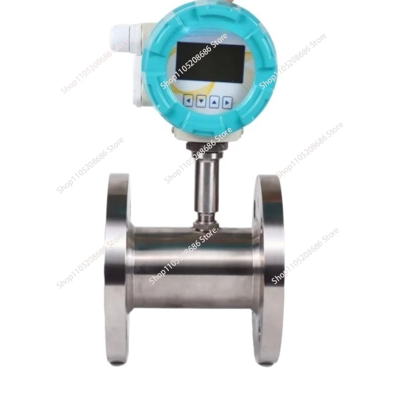 4~20mA Pulse Output  Smart 3 inch Flowmeter DN80 Liquid Fuel   Oil Water LWG Turbine Flow Meters