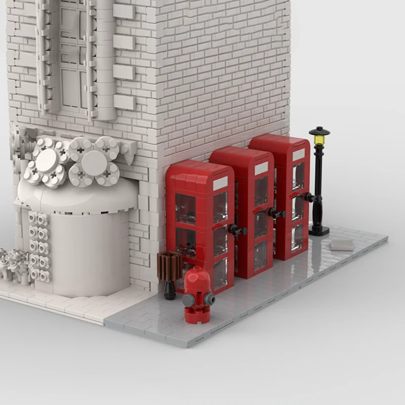 1170 pezzi MOC pacchetto angolare modulare trasforma ogni modello modulare regali di Natale blocchi di costruzione idea fai da te giocattolo in mattoni compleanno per bambini