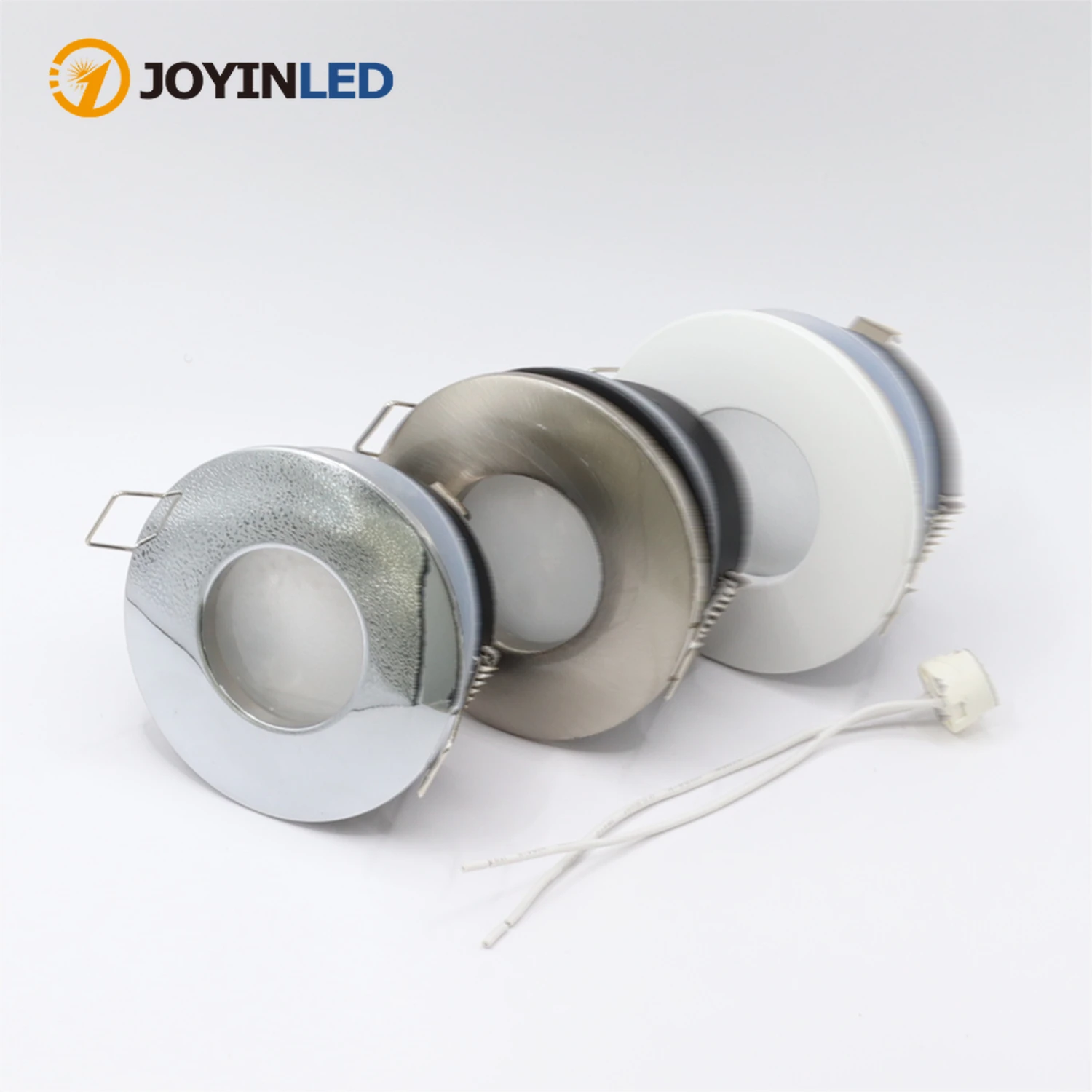 

Round Square Recessed LED Ceiling Light Fitting Cutout 70mm Frame GU10 MR16 GU5.3 Bulb Fixture Downlight Holder