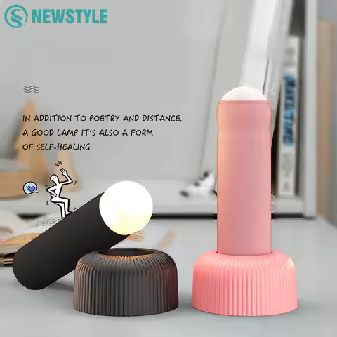 Funny Night Light Creative Rechargeable LED Bedside Lamp With Handheld Design For Beside Lighting Decor