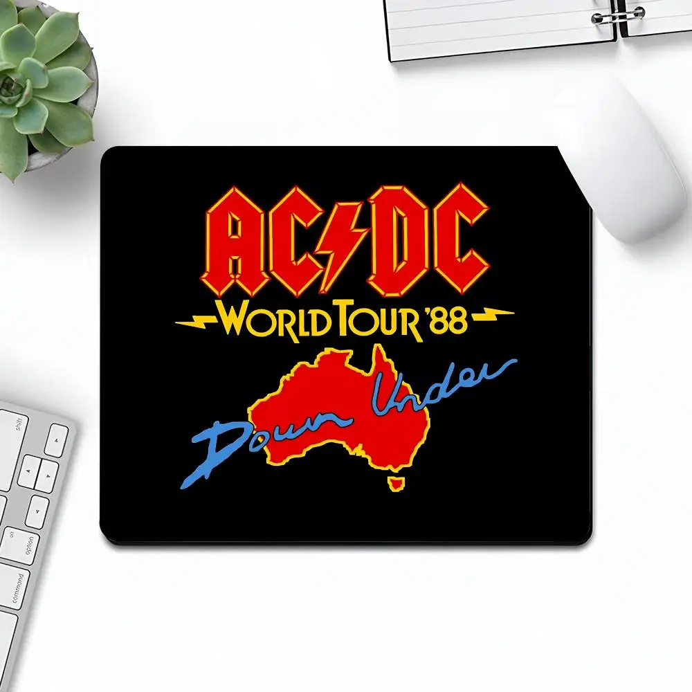 

AC-D-C Mouse Pad Art Gaming Gamer Retail Small Rubber Locking Edge Large Computer MousePad Laptop Desk Pad