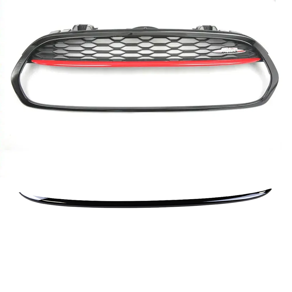 Brand New ABS Plastic UV Protected Mini Ray Style  Front Grill Cover For mini cooper S F55 F56 F57 (1PCS/SET)