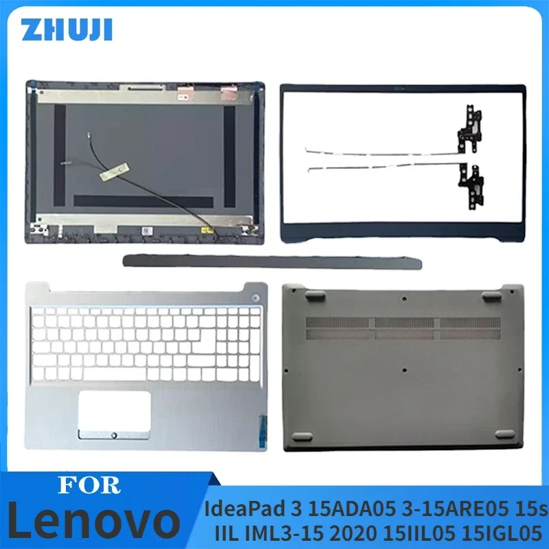 

NEW For Lenovo IdeaPad 3 15ADA05 3-15ARE05 15s IIL IML3-15 2020 15IIL05 15IGL05 LCD Back Cover/Bezel/Hinges/Palmrest/Bottom Case