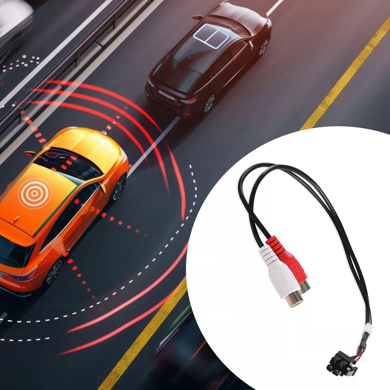 Professional Signal Input Harness Car Wiring Kit for Punch P300-12 Amplified Subwoofer Enclosure Repair