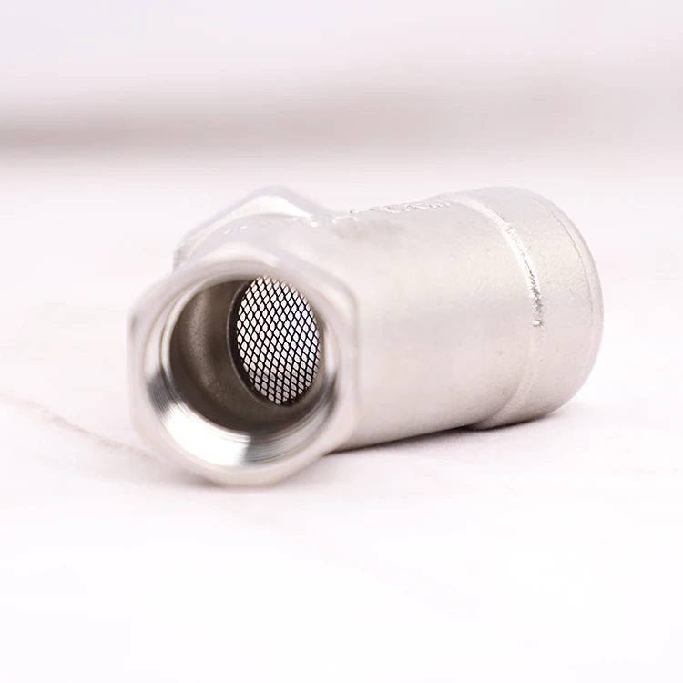 TF Cost-Effective Stainless Steel Pipeline 10-300 mesh 304 316 WCB 1000WOG NPT BSP RC Y Type Female Threaded Strainer Filter