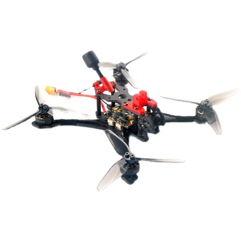 HappyModel Crux35 HD V2 Caddx HD Camera Nebula Nano CrazyF411 AIO FC URAT ELRS EX1404 Motor 4S FPV 3.5inch RC Drone