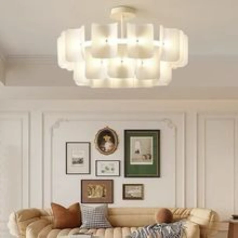 

Modern Dimmable Acrylic LED Chandelier Lamp for Living Room Dining Room, Bedroom Home Lighting Fixture Light Design Decoration
