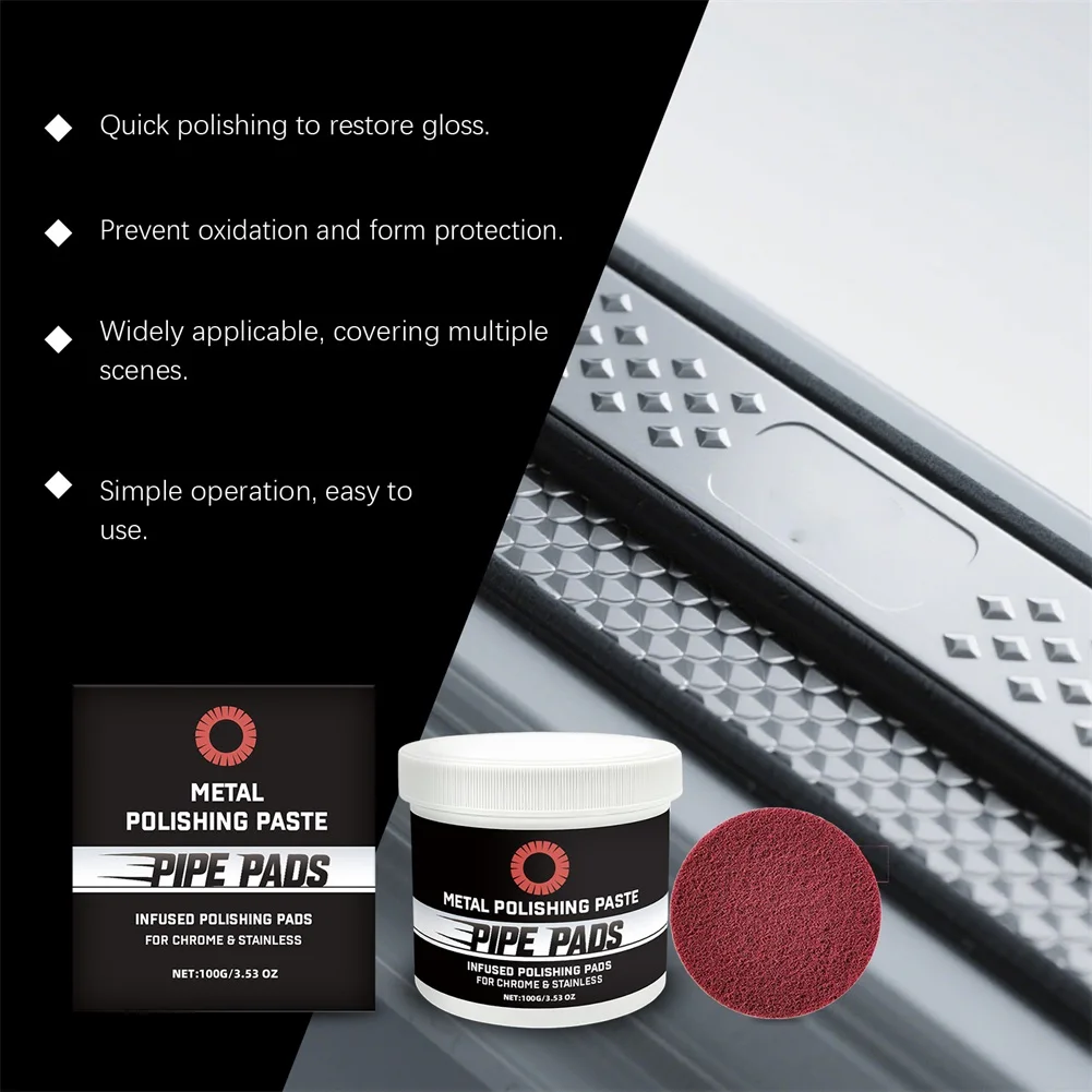 

Metal Polishing Kit For Cars Motorcycles Restores Original Shine Quickly. Automotive Detailing