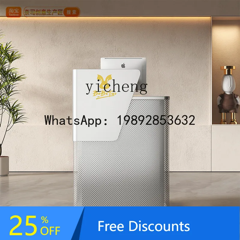small store front desk checkout page bar restaurant shopping guide welcome desk paint wear-resistant