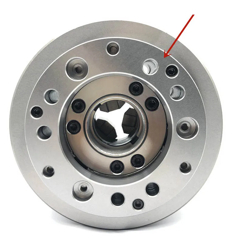 High-Speed 3-Jaw Hydraulic Chuck for CNC Lathe and Milling Machine Hollow Power Chuck