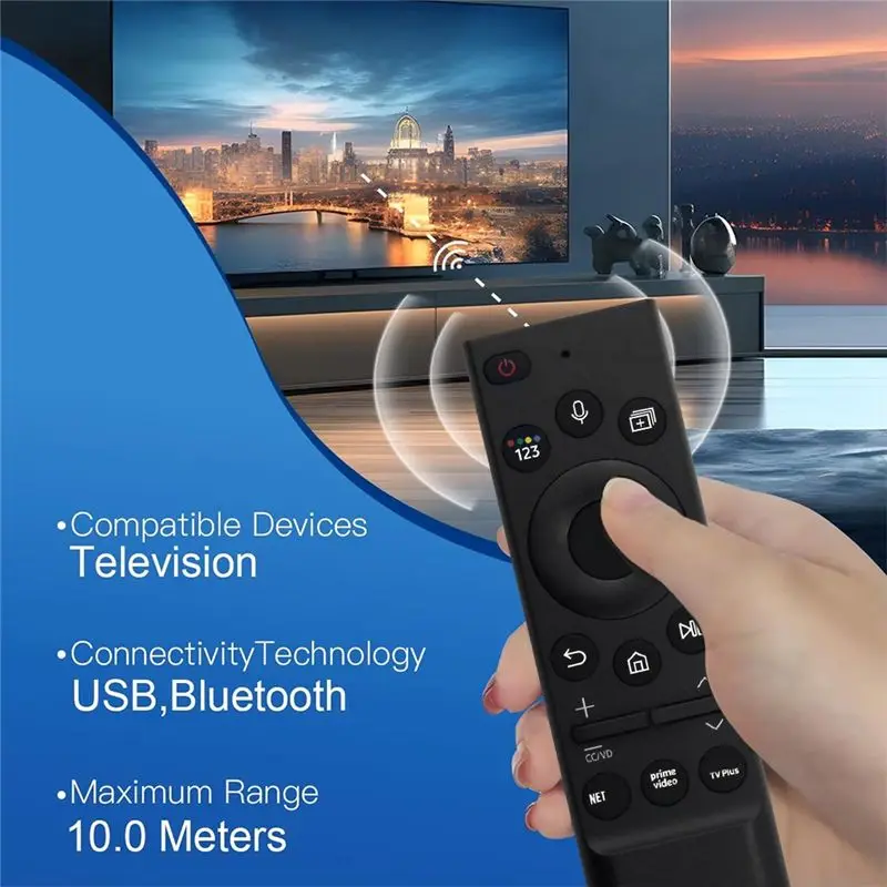 ABUO Replace BN59-01357A Solar Remote for 2021 Voice TV Remote Control TM2180E
