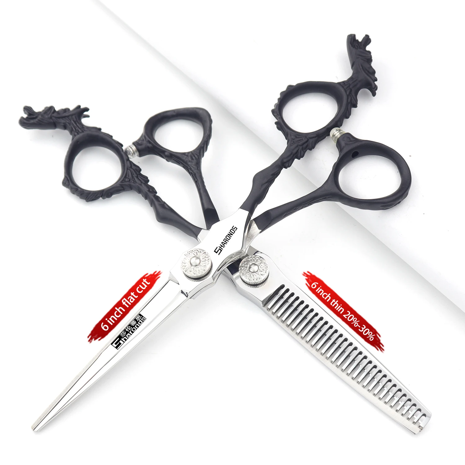 SHARONDS 5.5/6/6.5 Inch Hairdressing Professional  Scissors Barber Specialized Clippers Hairdressers Dedicated Shears