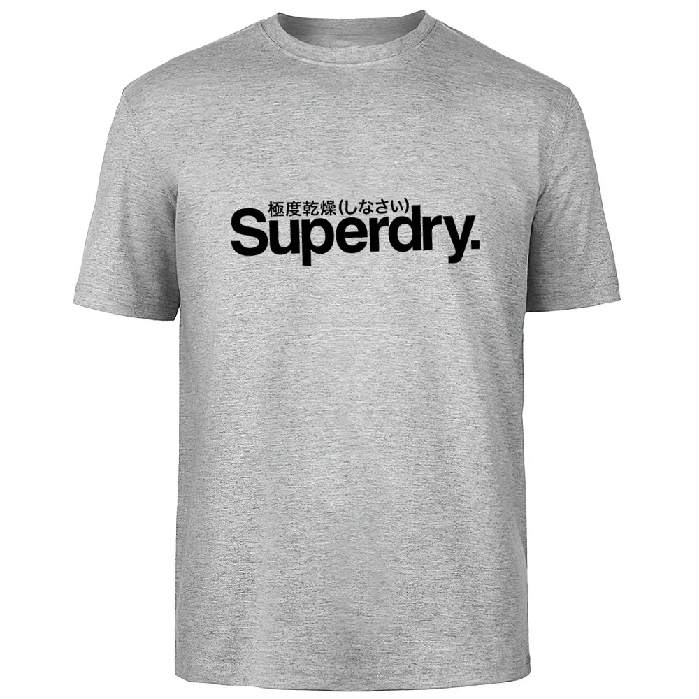 Retro Simple Superdry Letter Summer Men Women Cotton Comfortable Breath Casual Fashion TShirt Outdoor Street Clothing For Men